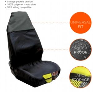 Gray Headrest Cover